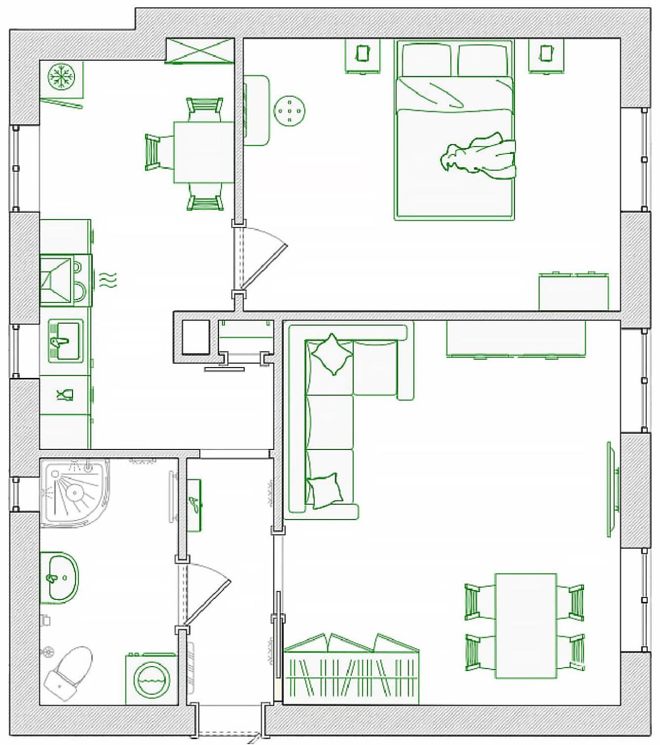 2-Room Apartment In The City Center بوزنان المظهر الخارجي الصورة